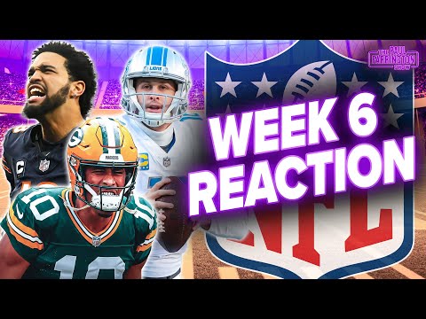 NFL Week 6 Reaction: Cardinals-Packers, Lions-Cowboys, Jags-Bears, Commanders-Ravens, Bucs-Saints