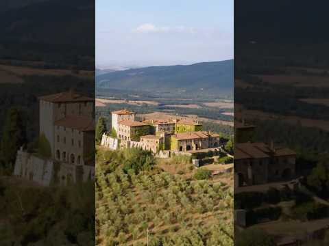 Majestic Medieval Castle in the Tuscan Countryside #castle #historicalplaces