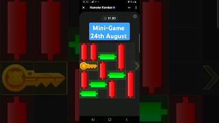 Hamster kombat Mini-Game 24th August 2024 #hamsterkombat #minigame