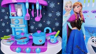 15 Minutes Satisfying with Unboxing Frozen Elsa Kitchen Cooking Toys Set ASMR | Review Toys