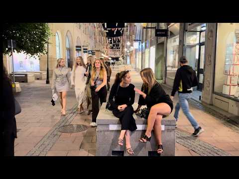 STOCKHOLM NIGHTLIFE SUMMER 2024-SWEDISH GIRLS AFTER MIDNIGHT 4K HDR