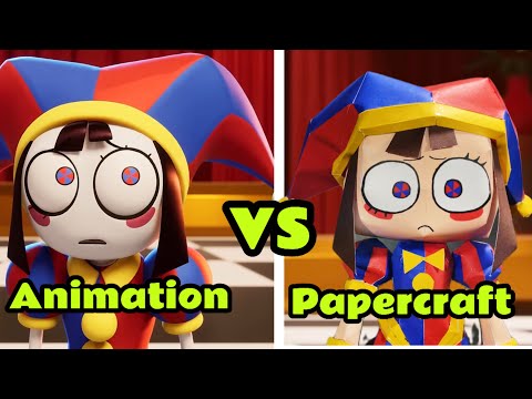 The Amazing Digital Circus Pomni Papercraft Tutorial