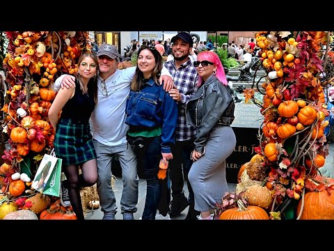 Sleepy Hollow Autumn's Harvest promo and entrance at Rockefeller Center NYC