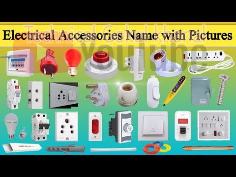 Electric Accessries Name and Picture \ House wiring use all accessries \ electric house wiring goods