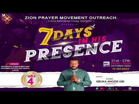 IN HIS PRESENCE PROGRAM DAY 4 || 1ST SESSION || 24TH OCTOBER, 2024.