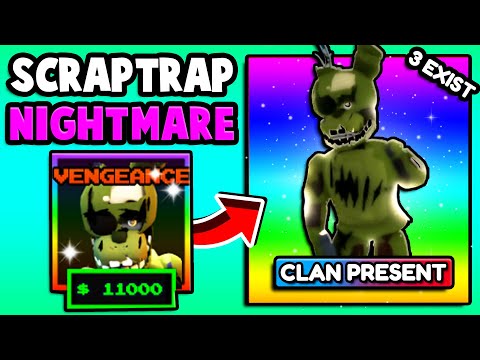 I Got The 0.05% NIGHTMARE SCRAPTRAP! SHINY VENG (Five Nights TD)