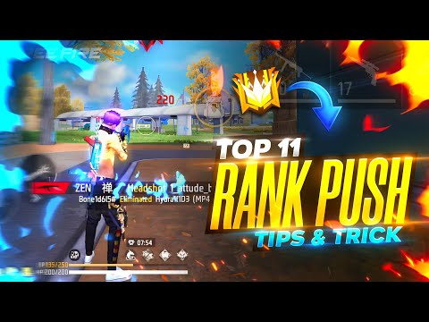 Diamond to grandmaster fast rank push | Solo rank push tips | How to push rank in free fire