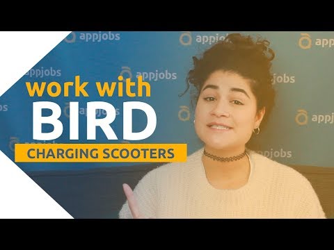 BIRD GIVES YOU MONEY TO CHARGE SCOOTERS 🛴🔋 | AppJobs.com