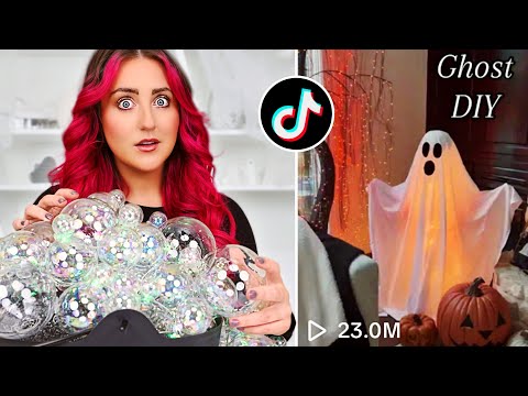 I Tried VIRAL TikTok Halloween HACKS