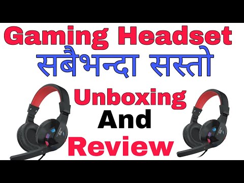 Microkingdom Black/Red Color Gaming Headset Mk819 | Gaming Headset in Nepal | Best Gaming Headset