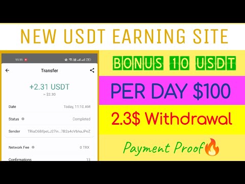 Usdt Earning Site 2023 | Payment 2.3$ | New USDT Income Site | Make Money Online