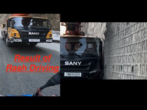 Rash Driving | Crash Jammu Srinagar Highway | Nh44 | Ramban Banihal Road | Live Crash On Road