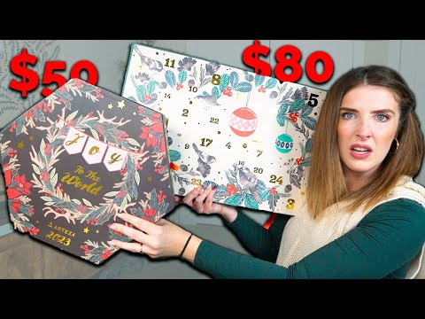 I Bought The Most EXPENSIVE Art ADVENT Calendars...worth your $$$ ?