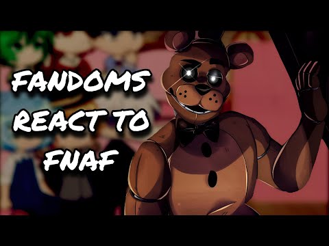 Fandoms React To FNAF || Gacha React