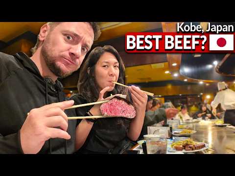 We Tried the BEST STEAK in the World! (Kobe Wagyu Beef Japan)