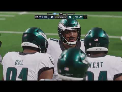 Philadelphia Eagles vs New England Patriots MADDEN 24 PS5 Game (2024)