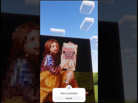 Living Painting Prank in Minecraft! #shorts