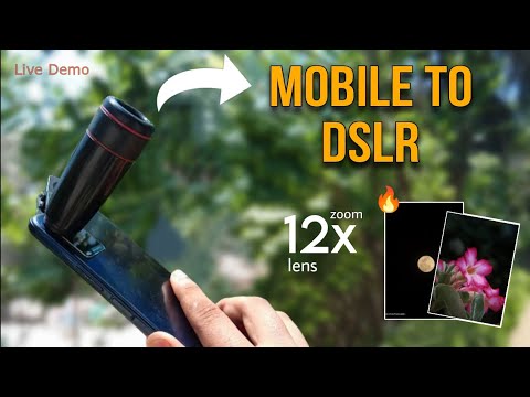 Telephoto Zoom Lens for Smartphone | 12x Zoom Lens for Mobile Camera