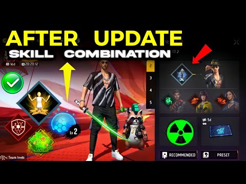 [After Update] Skill combination 2024 | Best character combination in free fire