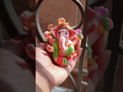 Ganpati Bappa Clay art/#art#clay #ganpati #ganesh #creativity #idol #clayidol #ganesha #shorts