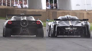 Gordon Murray T.50s Niki Lauda vs Pagani Huayra R V12 Sound Comparison | Which one sounds better?!