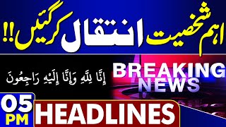 High Alert! Dangerous Smog in Punjab | School Closed | 5PM Headlines | Weather Update |Shocking News