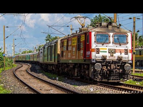 wap7 Rashmi repainted loco Indian railways