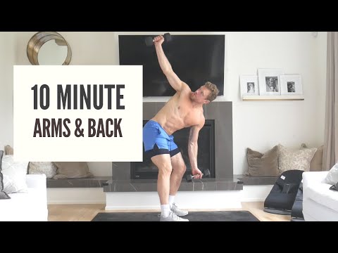 10 MINUTE BACK & ARMS TONING DB HIIT