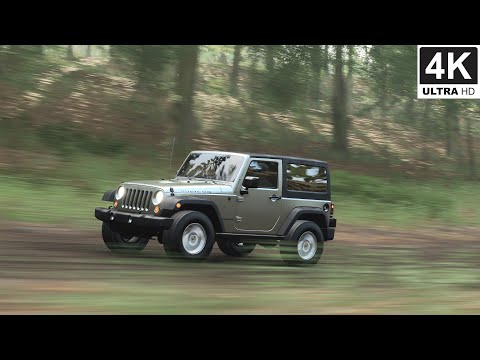 Forza Horizon 4 - Going on a trip with Wrangler Rubicon - Edited from HDR to realistic looking SDR