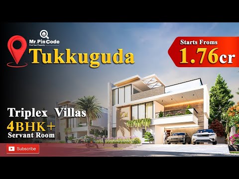 Villas for Sale in Tukkuguda, Hyderabad I Triplex Villas for sale in Hyderabad | MrPinCode.in