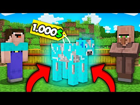 I WANT TO BUY THIS DIAMOND COW WITH ENDLESS DIAMONDS IN MINECRAFT ? 100% TROLLING TRAP !