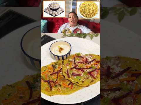 Bharti Singh’s Favourite Rich in Protein & Calcium Makhana Dal Chilla. #chilla #weightloss #shorts