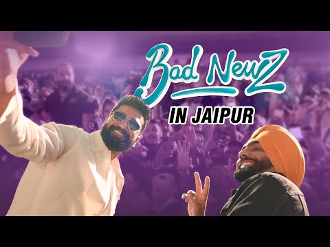 The cast of Bad Newz in Jaipur | Vicky Kaushal | Ammy Virk | In cinemas 19th July