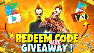 Redeem Code Giveaway Live Free Fire MAX : 👍 Good stream | Playing Solo | Streaming with Turnip