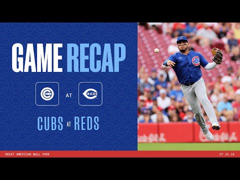 Game Highlights: Cubs Rout the Reds! | 7/31/24