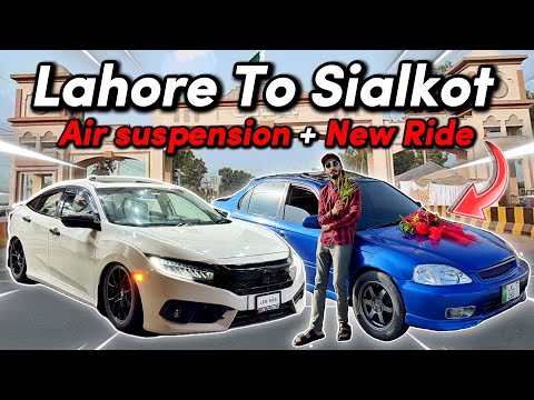 Lahore To Sialkot For New Car & Air Suspension 🔥 TEAM4K