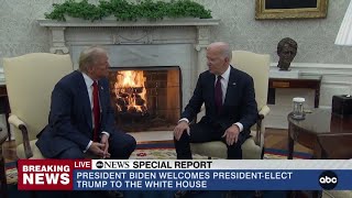 LIVE: Pres. Biden meets with Donald Trump in the White House