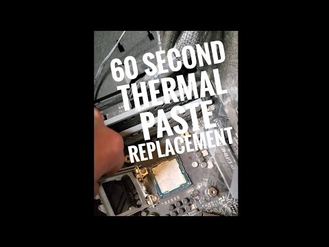 Thermal Paste Replacement in 60 Seconds // PC Maintenance Made Easy! #shorts