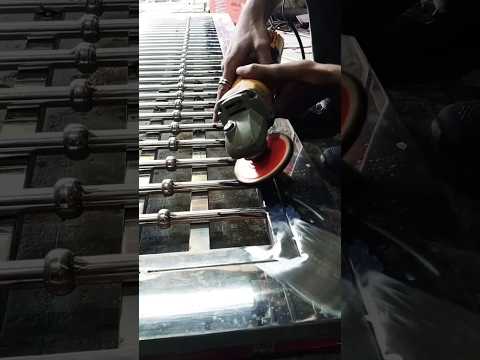 #steel gate polishing#shortvideo