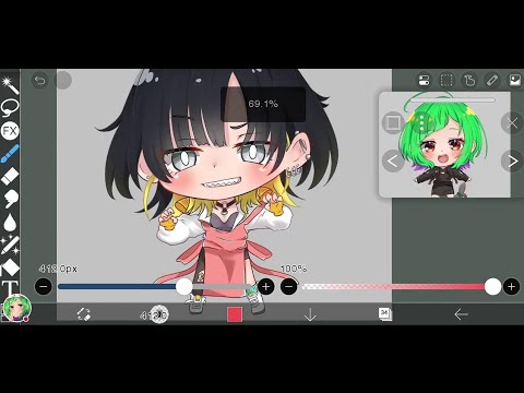 【生配信】ミニキャラ描く作業配信