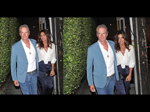 Still Going Strong! Cindy Crawford And Rande Gerber Step Out For Dinner in Santa Monica!