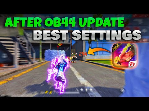 Free Fire OB44 Update Best Settings Sensitivity | Get MORE Headshots with these settings