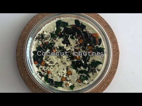 Fresh Coconut chutney recipe | Easy Traditional South Indian recipe || Hindi Voiceover