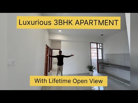 3 Bedroom 1 Hall Kitchen With Lifetime Open View Apartment For Sale #vadodara #home #3bhk