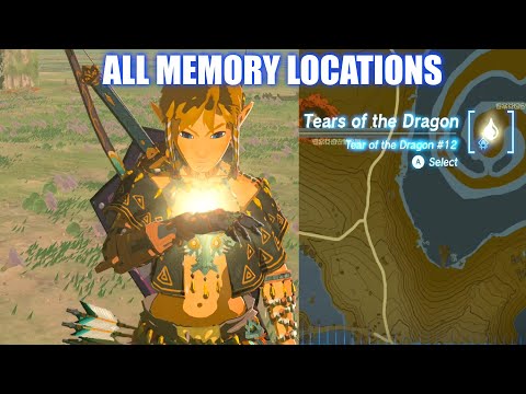 Zelda Tears of the Kingdom - All Memories Locations (Dragon Tears)