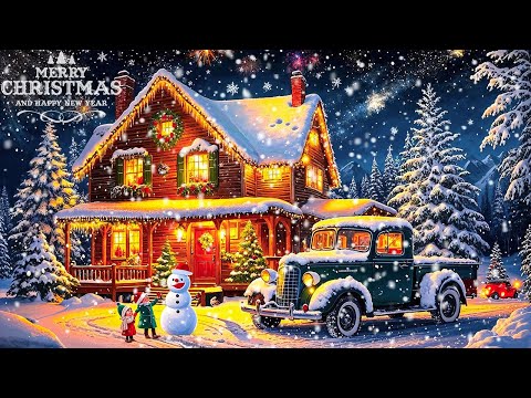 BEAUTIFUL CHRISTMAS MUSIC 2025 🎁 Beautiful Snowy Christmas Ambience🌲Merry Christmas 2025