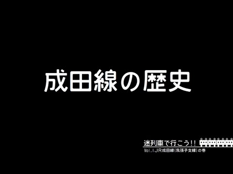 【なんで成田線？】JR成田線(我孫子支線)の歴史を解説する【複線化計画】