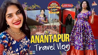 Anantapur Travel Vlog|| DeeptiNallamothu||Train Journey|| Dharmavaram|| Sarees Shopping|Iscon Temple