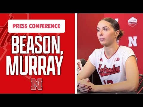 Nebraska OPP Merritt Beason and OH Harper Murray talk Michigan win I Huskers I GBR