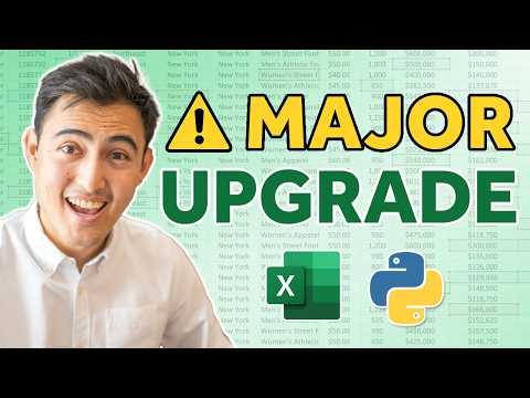 Python in Excel! MAJOR Upgrade for Data Analysis & Visualization